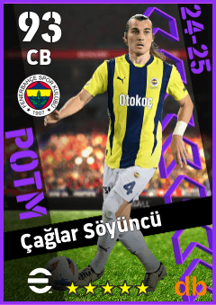 Çağlar Söyüncü — CB, OVR 93, MAX 93