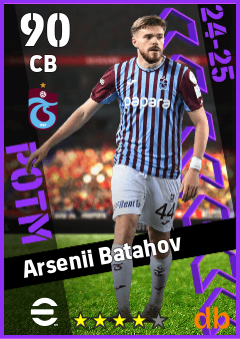 Arsenii Batahov — CB, OVR 90, MAX 90