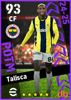 Talisca eFootball player card
