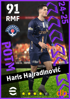 Haris Hajradinović — RMF, OVR 91, MAX 91