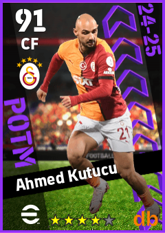 Ahmed Kutucu — CF, OVR 91, MAX 91