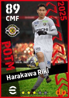 Harakawa Riki — CMF, OVR 89, MAX 89