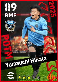 Yamauchi Hinata eFootball player card