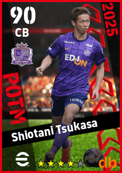 Shiotani Tsukasa — CB, OVR 90, MAX 90