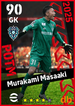 Murakami Masaaki — GK, OVR 90, MAX 90