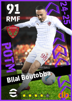 Bilal Boutobba — RMF, OVR 91, MAX 91