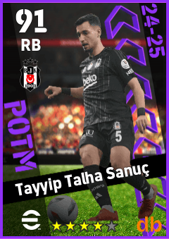 Tayyip Talha Sanuç — RB, OVR 91, MAX 91