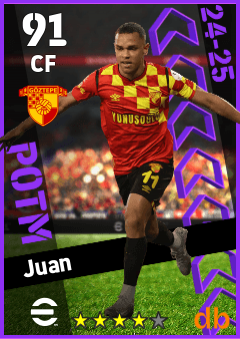 Juan — CF, OVR 91, MAX 91