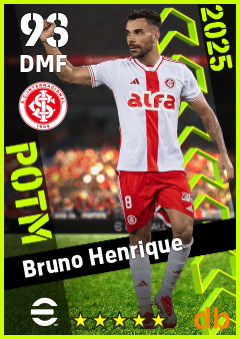 Bruno Henrique — DMF, OVR 93, MAX 93