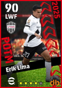 Erik Lima eFootball player card