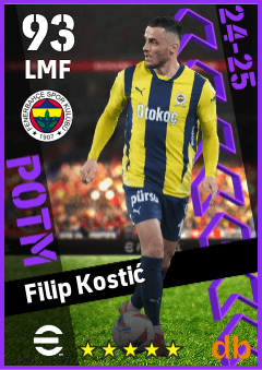 Filip Kostić eFootball player card