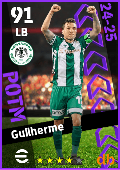 Guilherme — LB, OVR 91, MAX 91