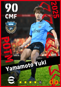 Yamamoto Yuki — CMF, OVR 90, MAX 90