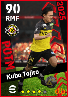 Kubo Tojiro — RMF, OVR 90, MAX 90