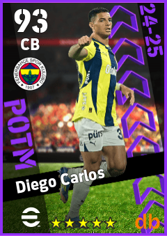 Diego Carlos — CB, OVR 93, MAX 93