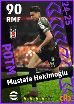 Mustafa Hekimoğlu — RMF, OVR 90, MAX 90