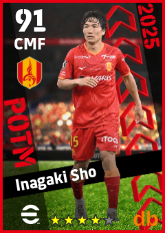 Inagaki Sho — CMF, OVR 91, MAX 91