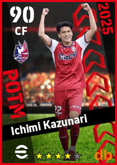 Ichimi Kazunari — CF, OVR 90, MAX 90