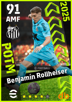 Benjamín Rollheiser — AMF, OVR 91, MAX 91