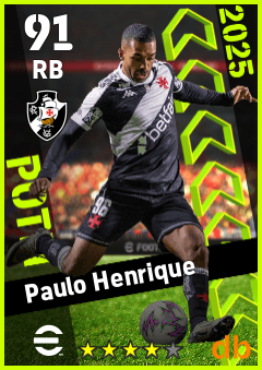 Paulo Henrique — RB, OVR 91, MAX 91