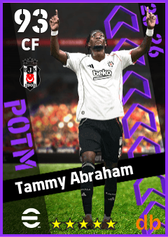 Tammy Abraham — CF, OVR 93, MAX 93
