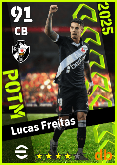 Lucas Freitas — CB, OVR 91, MAX 91