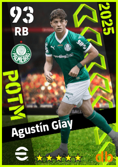 Agustín Giay — RB, OVR 93, MAX 93