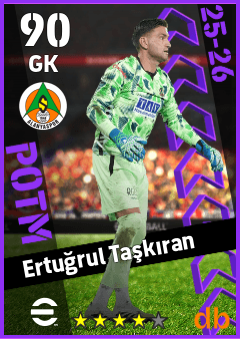 Ertuğrul Taşkıran — GK, OVR 90, MAX 90