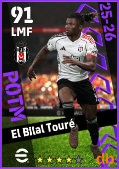 El Bilal Touré — LMF, OVR 91, MAX 91