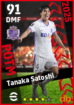 Tanaka Satoshi — DMF, OVR 91, MAX 91