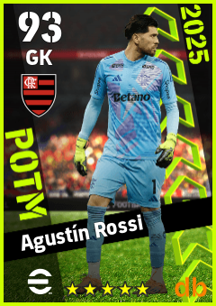 Agustín Rossi — GK, OVR 93, MAX 93