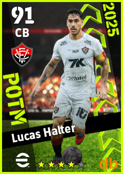 Lucas Halter — CB, OVR 91, MAX 91