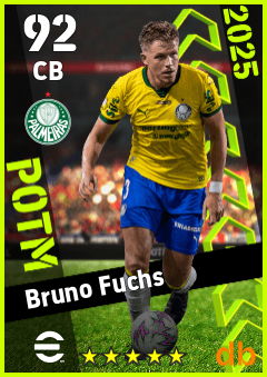Bruno Fuchs — CB, OVR 92, MAX 92
