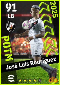 José Luis Rodríguez — LB, OVR 91, MAX 91