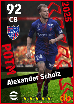 Alexander Scholz eFootball player card