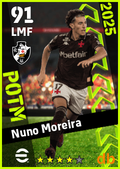 Nuno Moreira — LMF, OVR 91, MAX 91