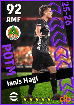 Ianis Hagi — AMF, OVR 92, MAX 92