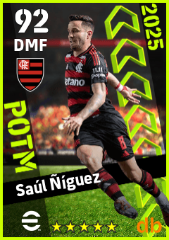 Saúl Ñíguez — DMF, OVR 92, MAX 92
