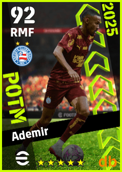 Ademir — RMF, OVR 92, MAX 92