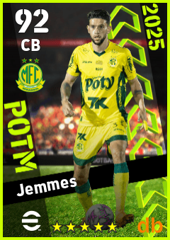 Jemmes — CB, OVR 92, MAX 92