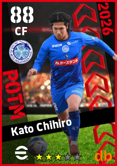 Kato Chihiro — CF, OVR 88, MAX 88