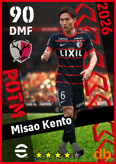 Misao Kento — DMF, OVR 90, MAX 90