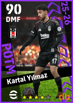 Kartal Yılmaz — DMF, OVR 90, MAX 90