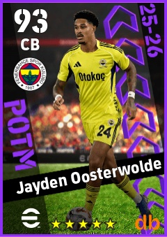 Jayden Oosterwolde — CB, OVR 93, MAX 93