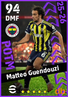 Matteo Guendouzi — DMF, OVR 94, MAX 94