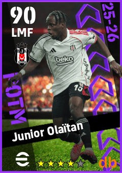Junior Olaïtan — LMF, OVR 90, MAX 90