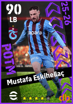 Mustafa Eskihellaç — LB, OVR 90, MAX 90