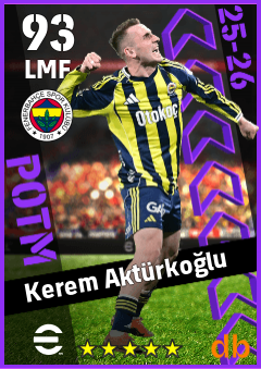 Kerem Aktürkoğlu — LMF, OVR 93, MAX 93