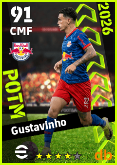Gustavinho — CMF, OVR 91, MAX 91