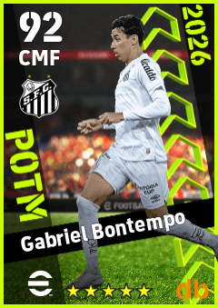 Gabriel Bontempo — CMF, OVR 92, MAX 92